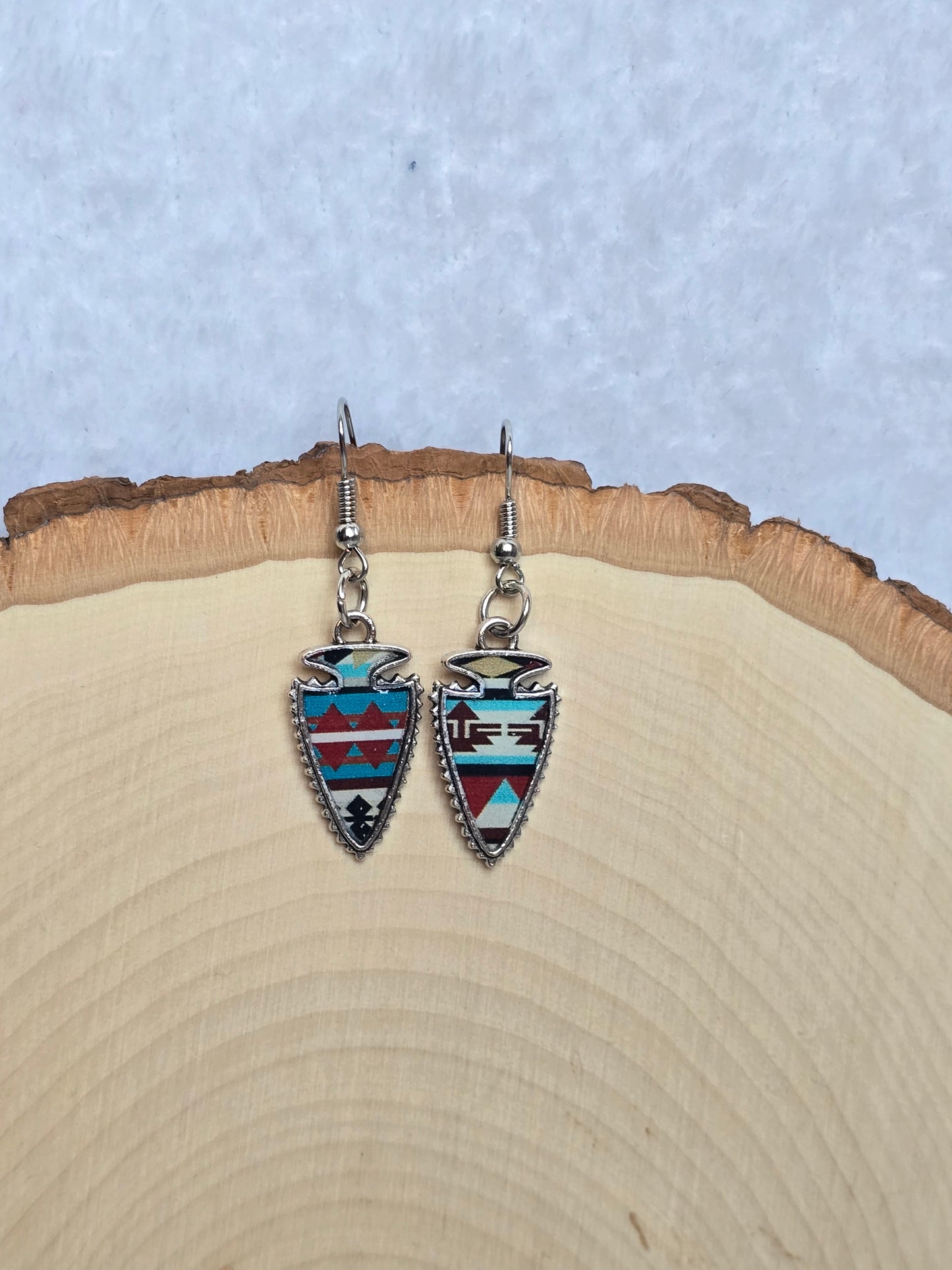 Aztec Arrowhead Earrings
