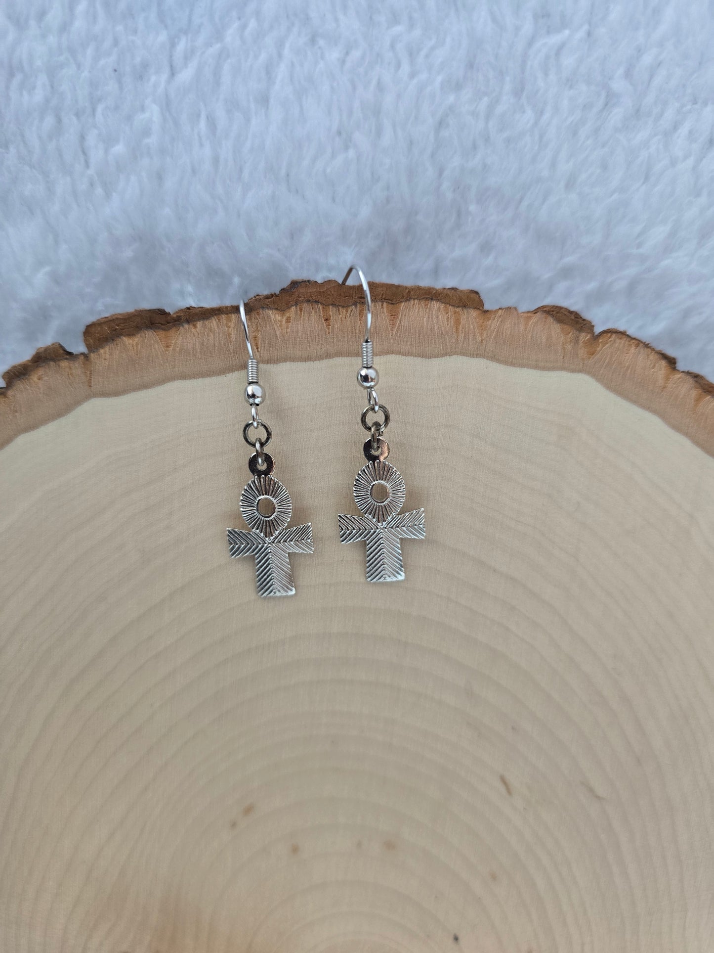 Ankh Earrings