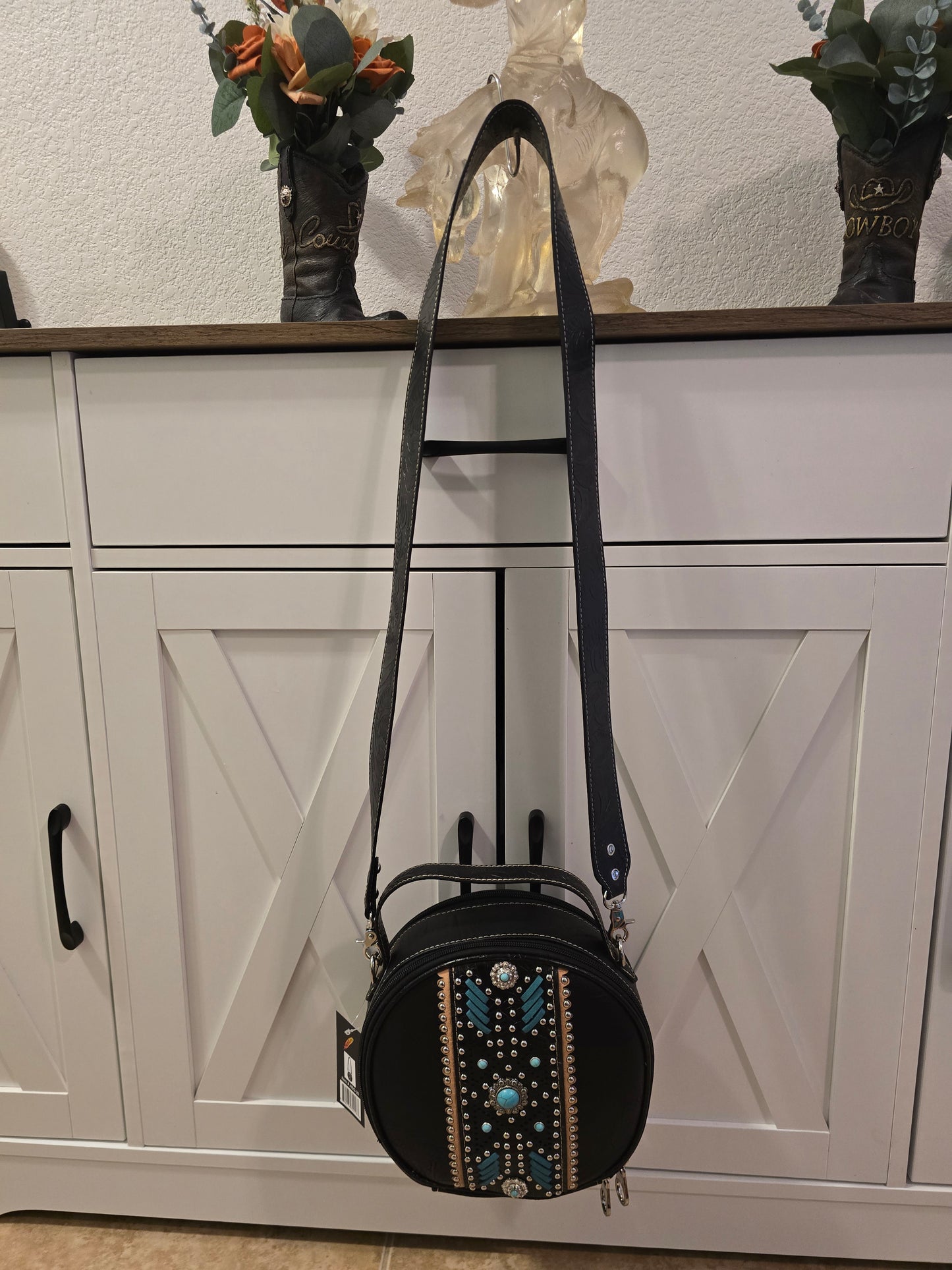 Black Western Cantina Purse