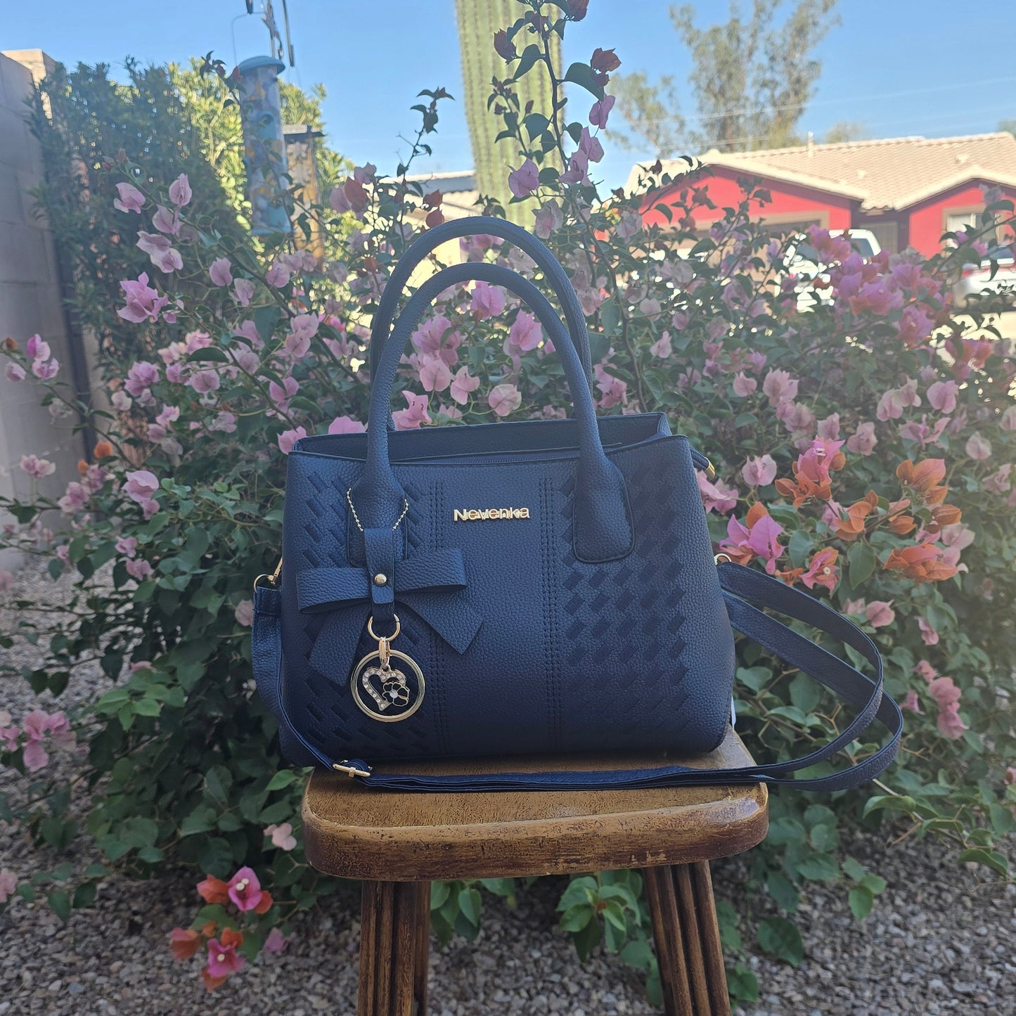 Blue Handbag