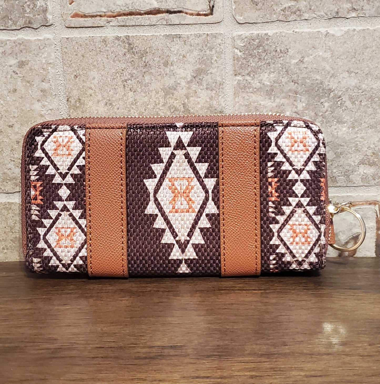 Southwestern Wallet - Brown