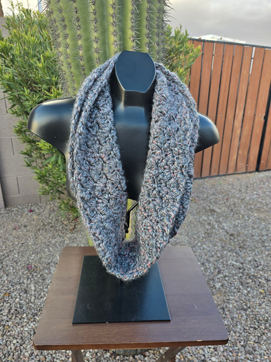 Gray Infinity Scarf