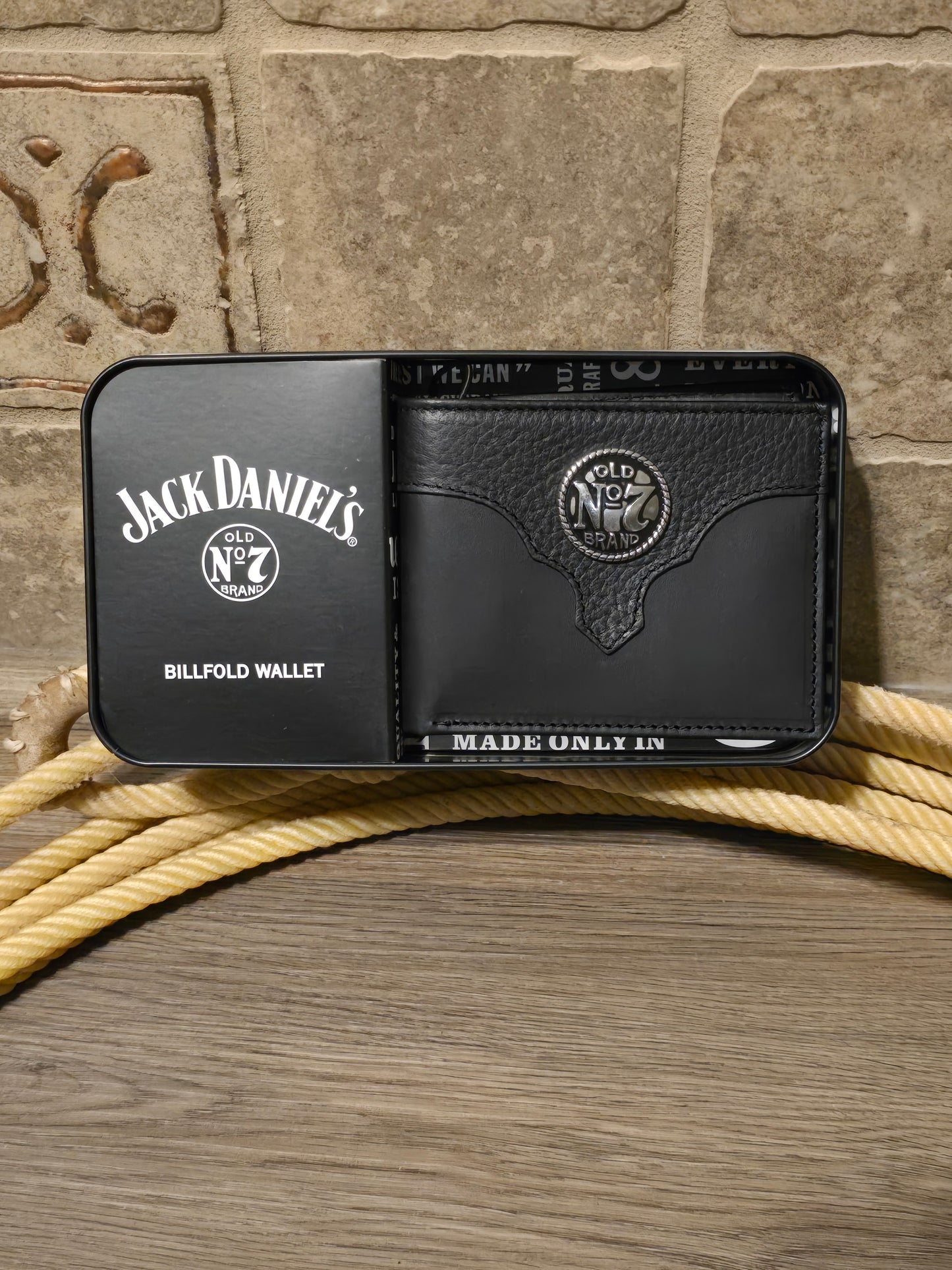 Jack Daniel's Old #7 men's Black
Bifold Wallet
