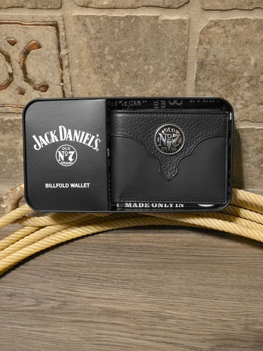 Jack Daniel's Old #7 men's Black 
Bifold Wallet