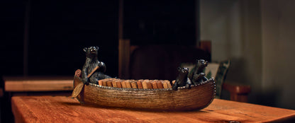 Bears in a Canoe - Domino Set