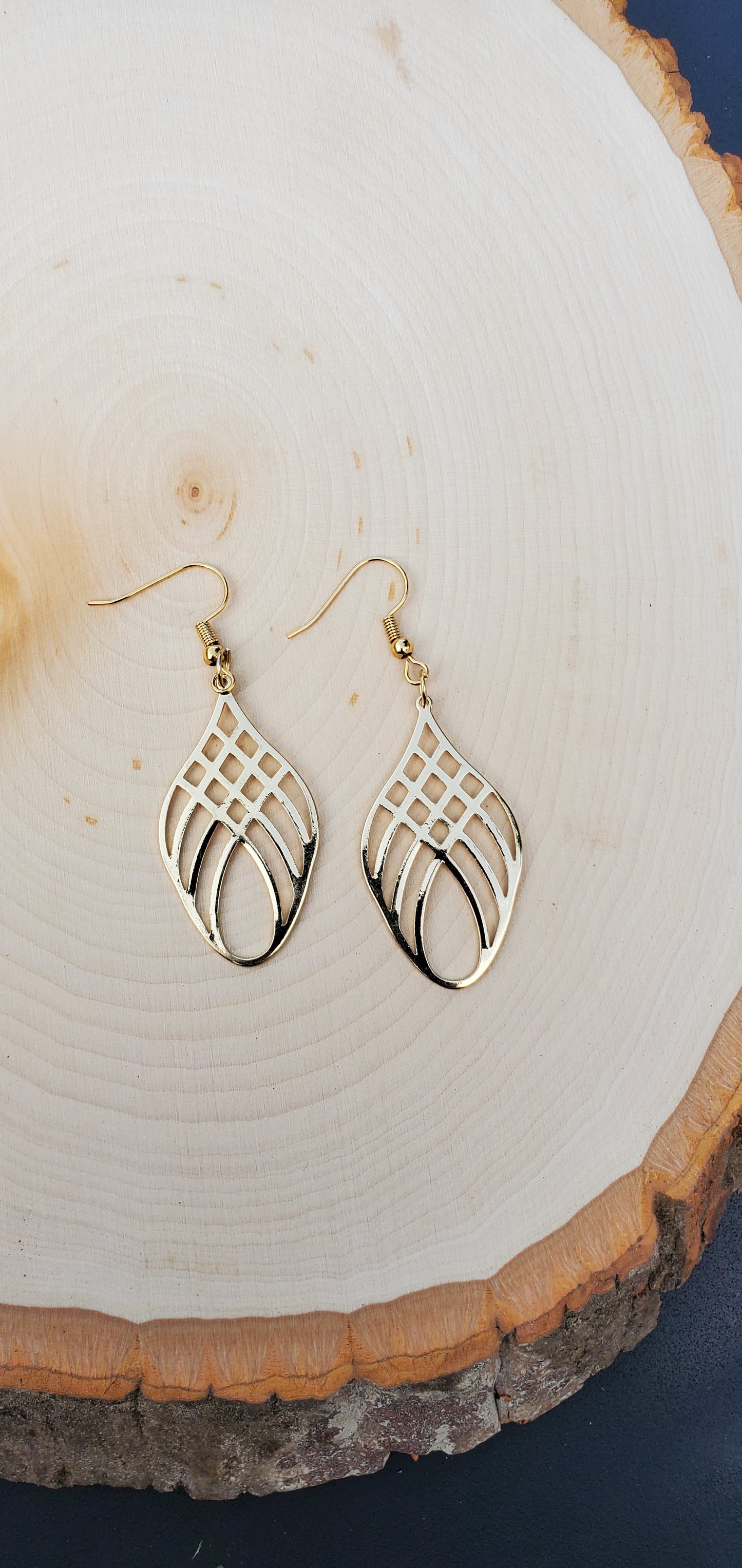 Gold Dangle Earrings