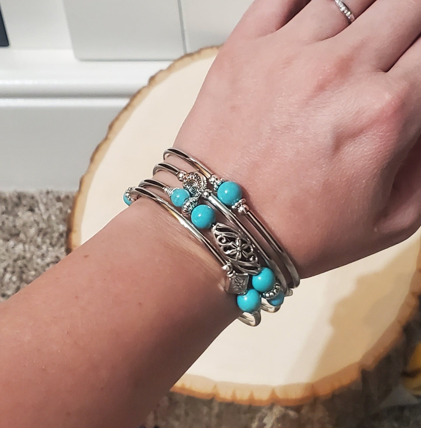 Turquoise Beaded Bracelet