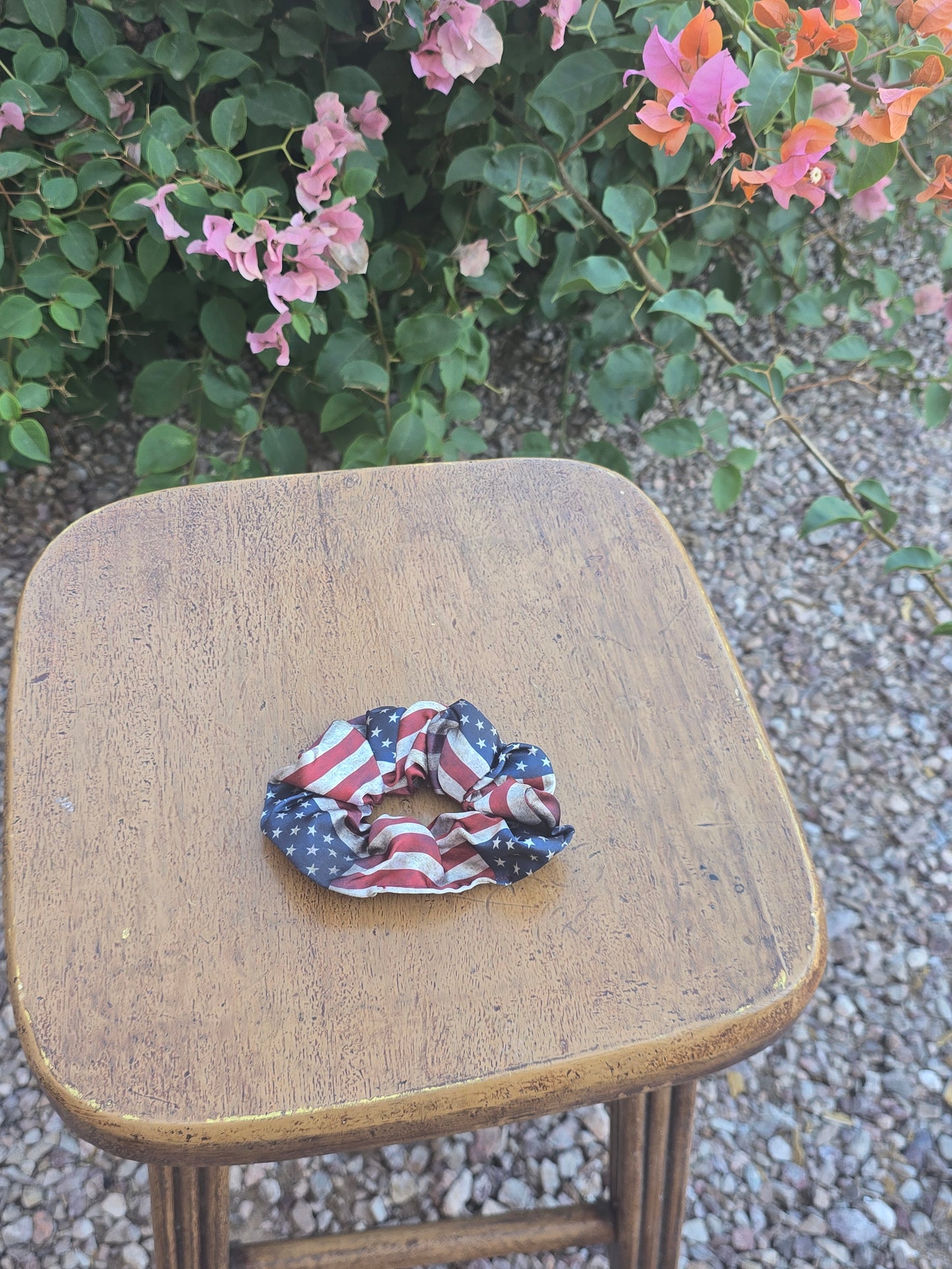 American Flag Hair Scrunchies