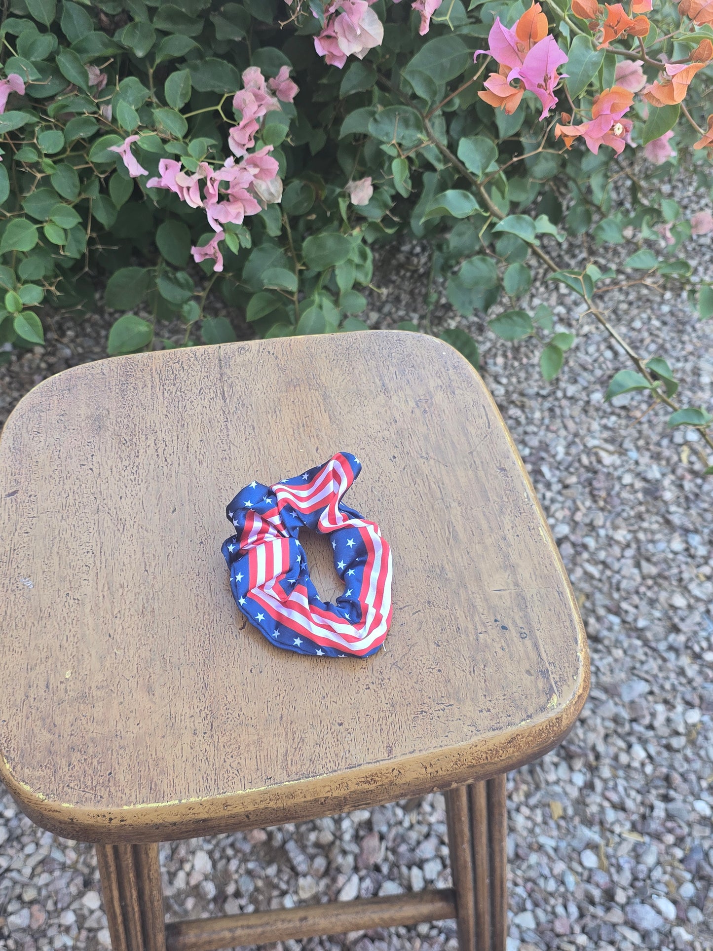 American Flag Hair Scrunchies
