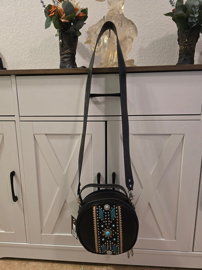 Black Western Cantina Purse