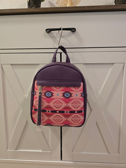 Aztec Print Backpack