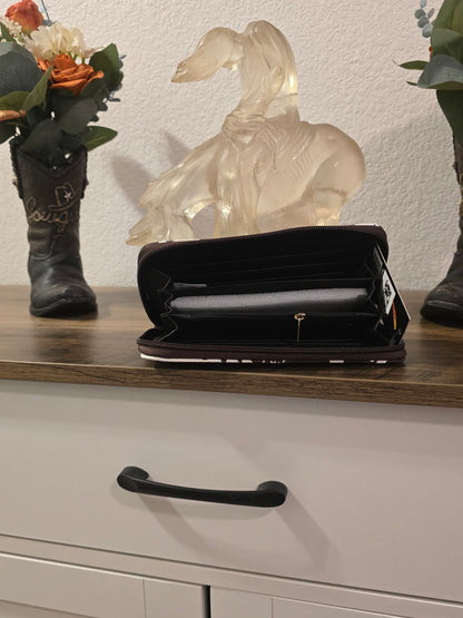 Cow Print Wallet