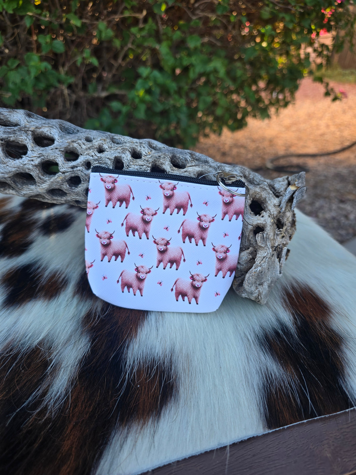 West Highlander Cow Coin Purse