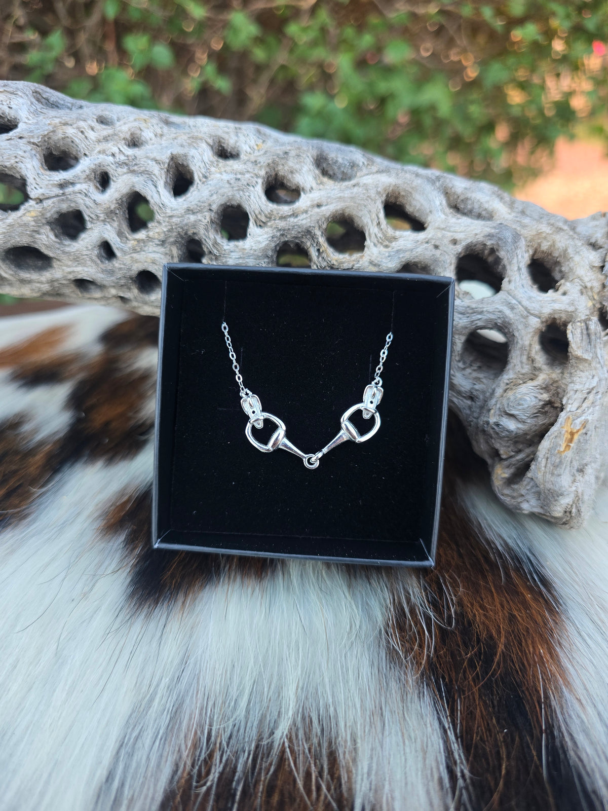 Snaffle Bit Necklace with Buckle