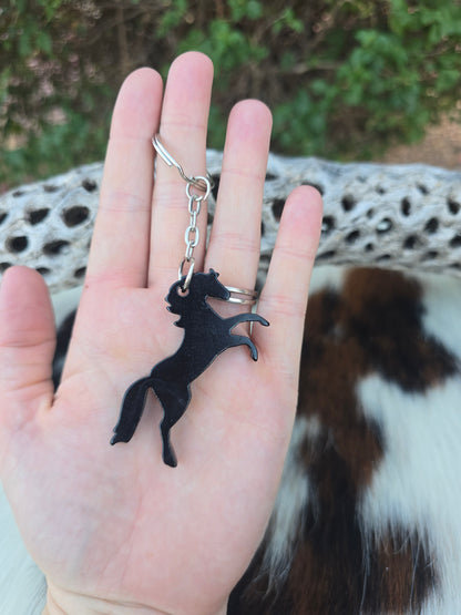 Rearing Horse Key Chain