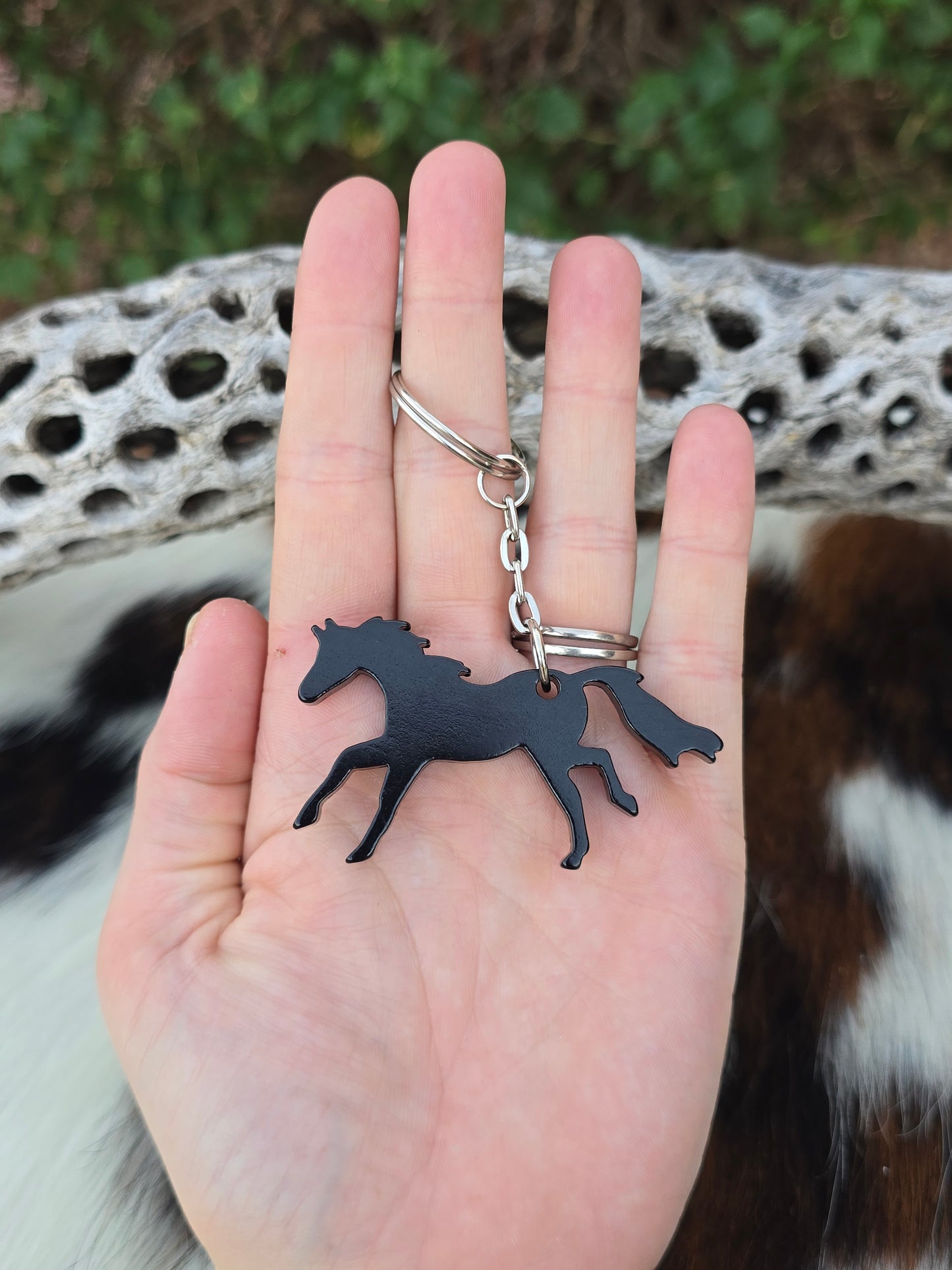 Galloping Horse Key Chain