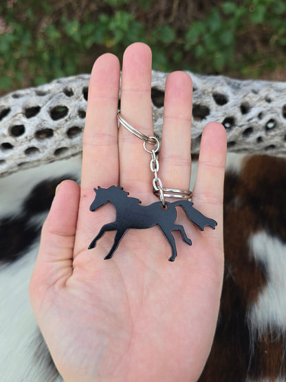 Galloping Horse Key Chain