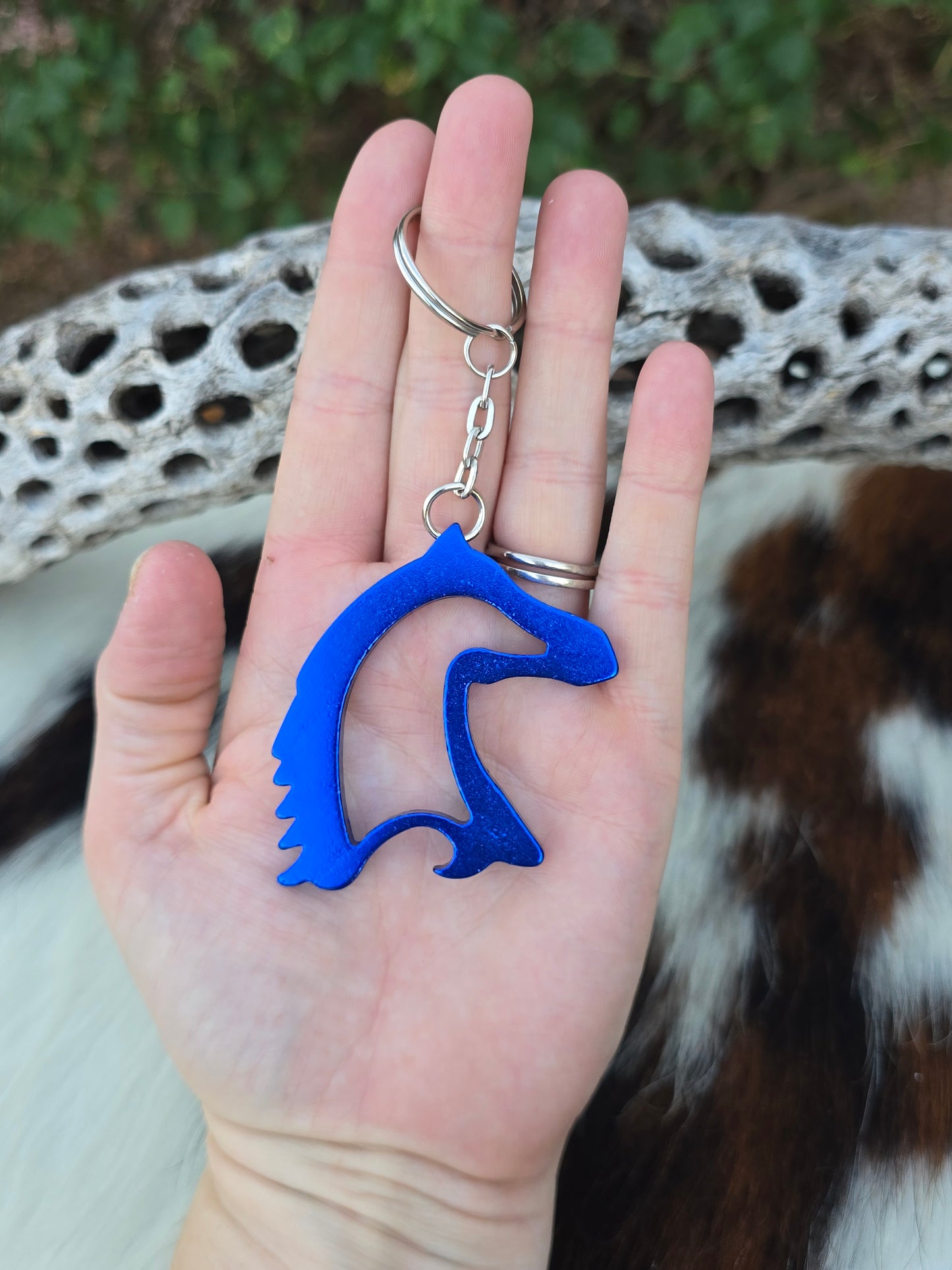 Horse Head Bottle Opener Key Chain