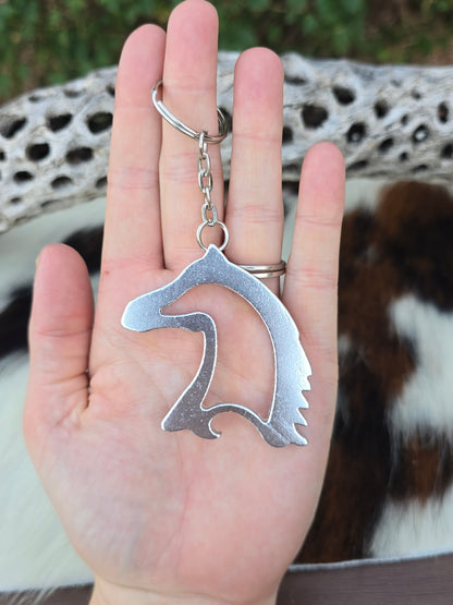 Horse Head Bottle Opener Key Chain