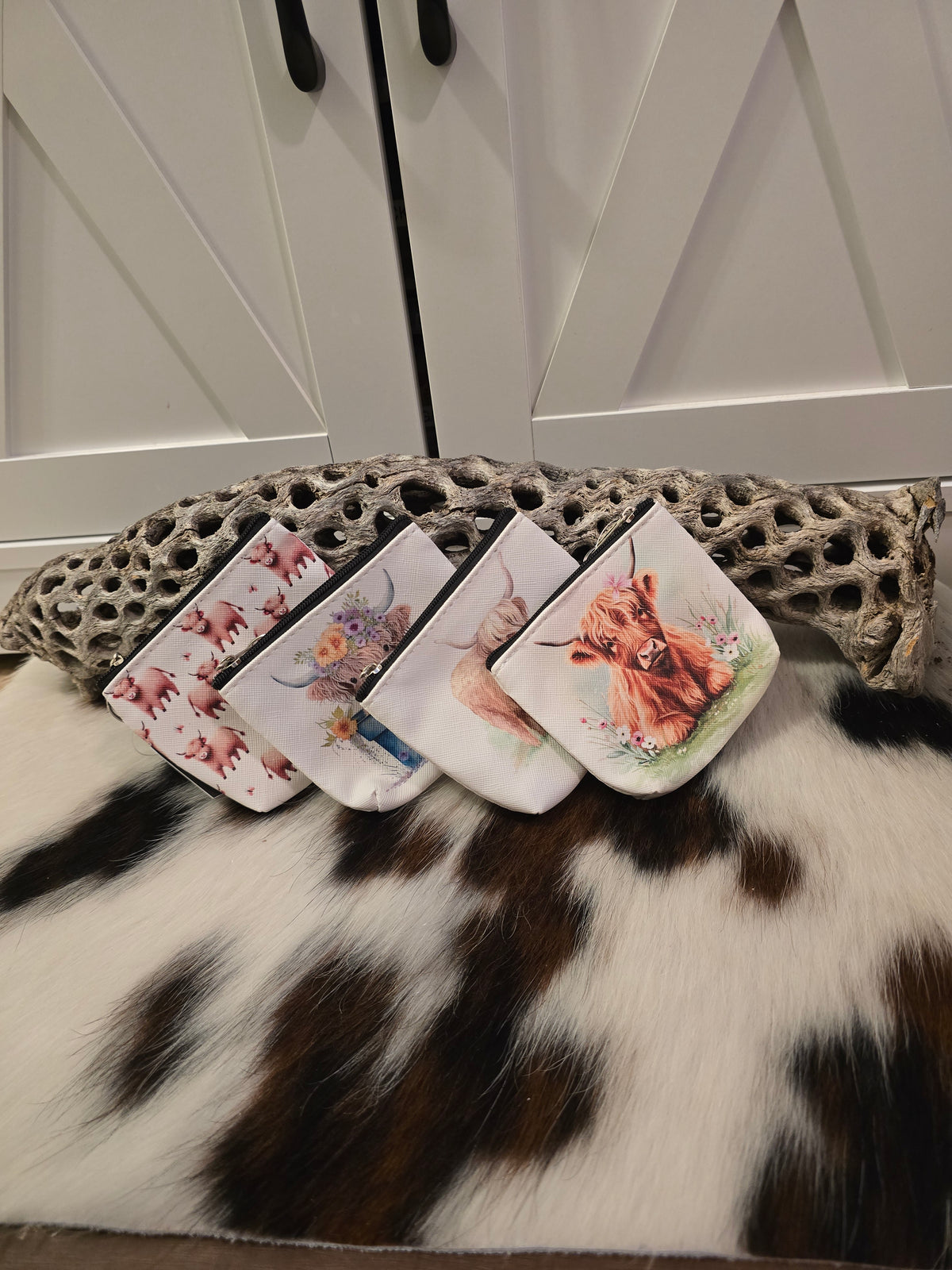 West Highlander Cow Coin Purse