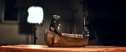 Bears in a Canoe - Domino Set