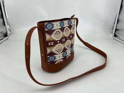 Dakota Beige Aztec Crossbody Purse
