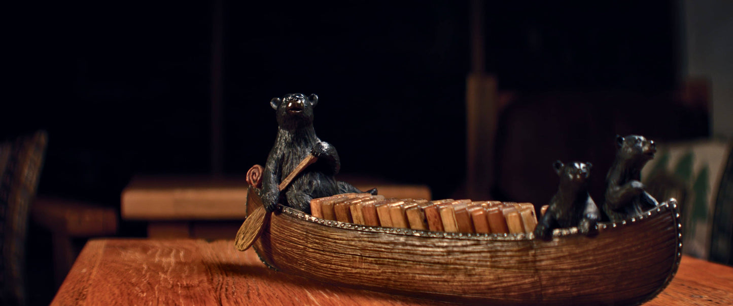 Bears in a Canoe - Domino Set