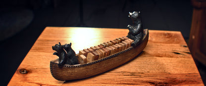 Bears in a Canoe - Domino Set