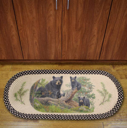 Braided Bear Rug - 48"