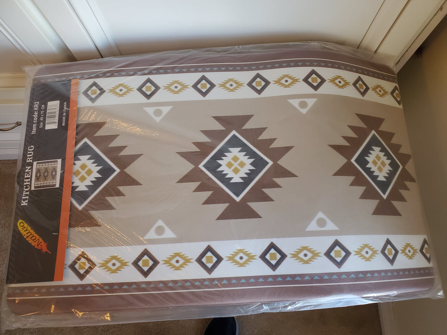Aztec Kitchen Floor Mat