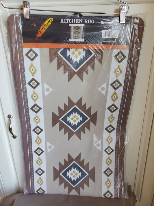 Aztec Patterned Kitchen Mat