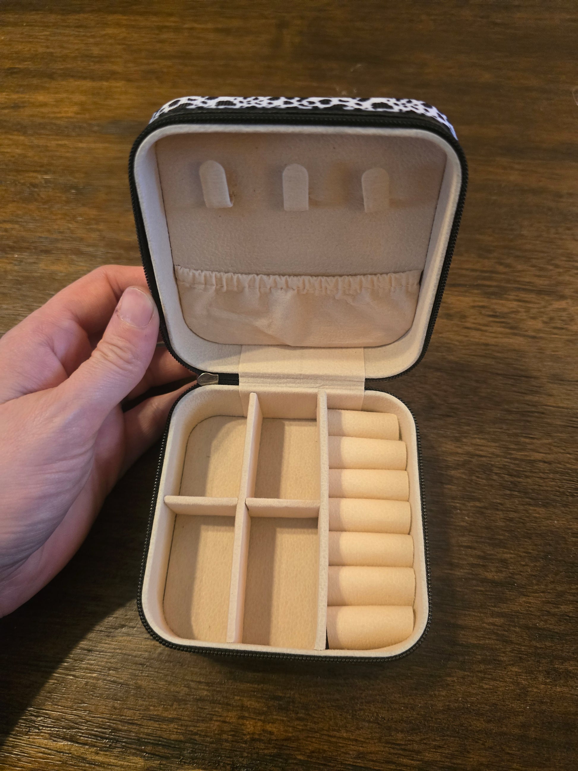 Black Travel Jewelry Box