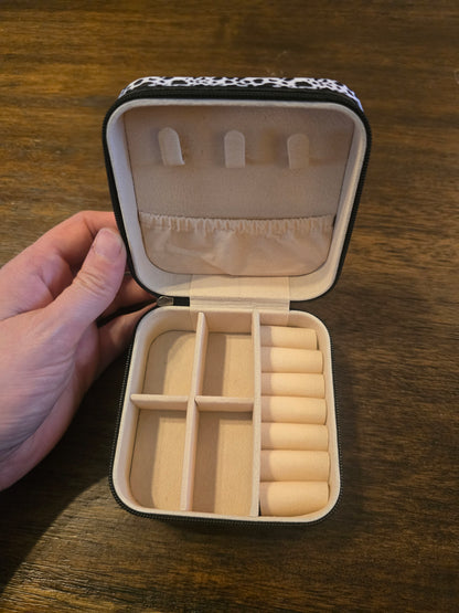 Black Travel Jewelry Box