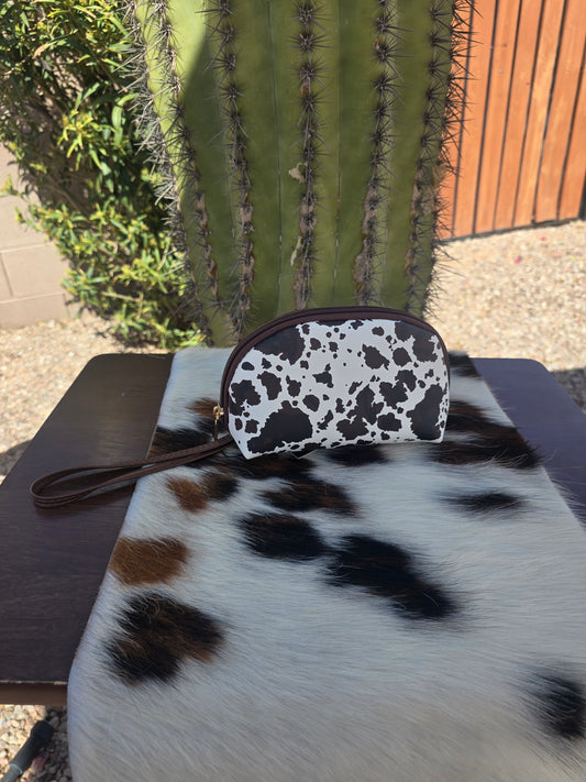 Cow Print Pouch - Coin Purse