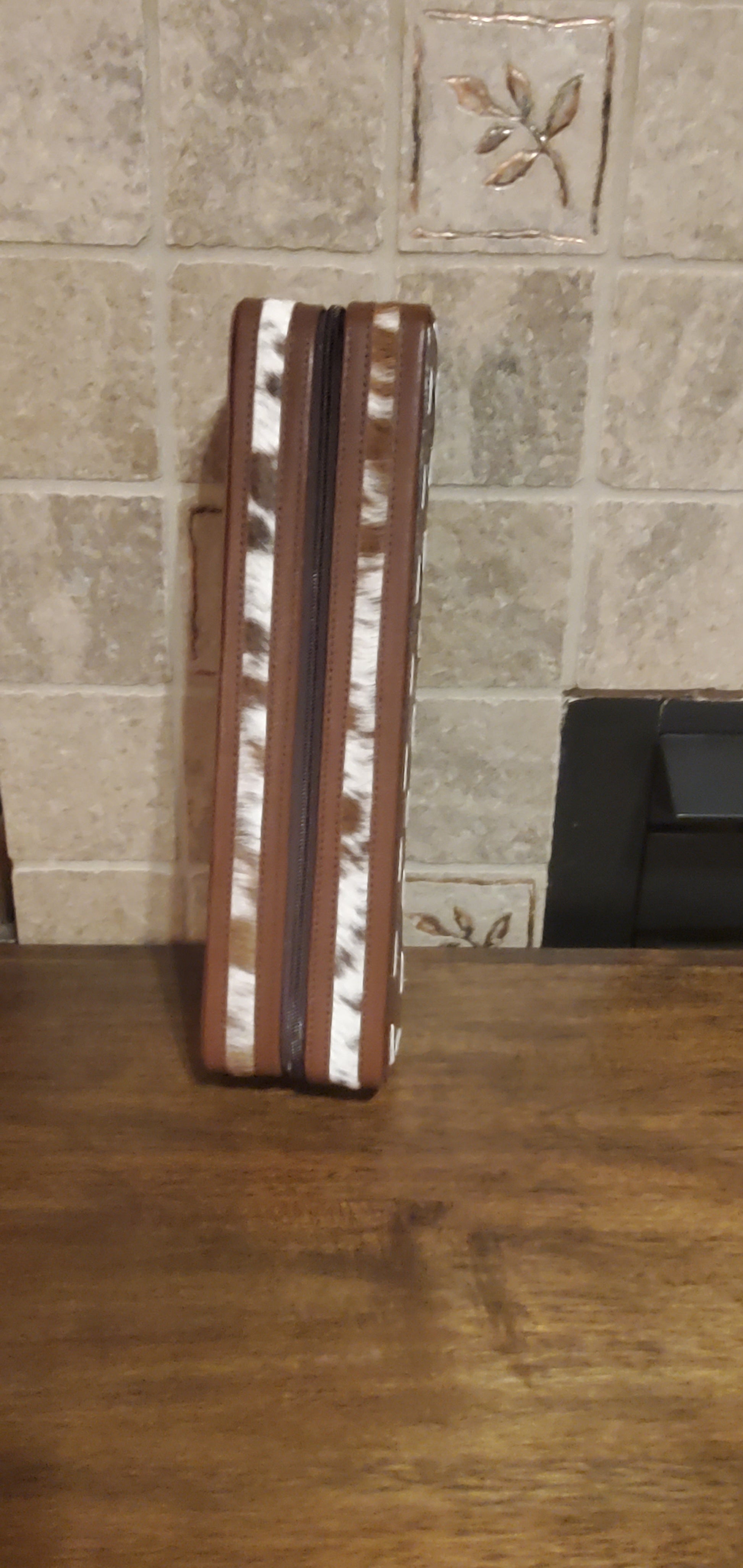 Cowhide & Leather Hot Tools Case