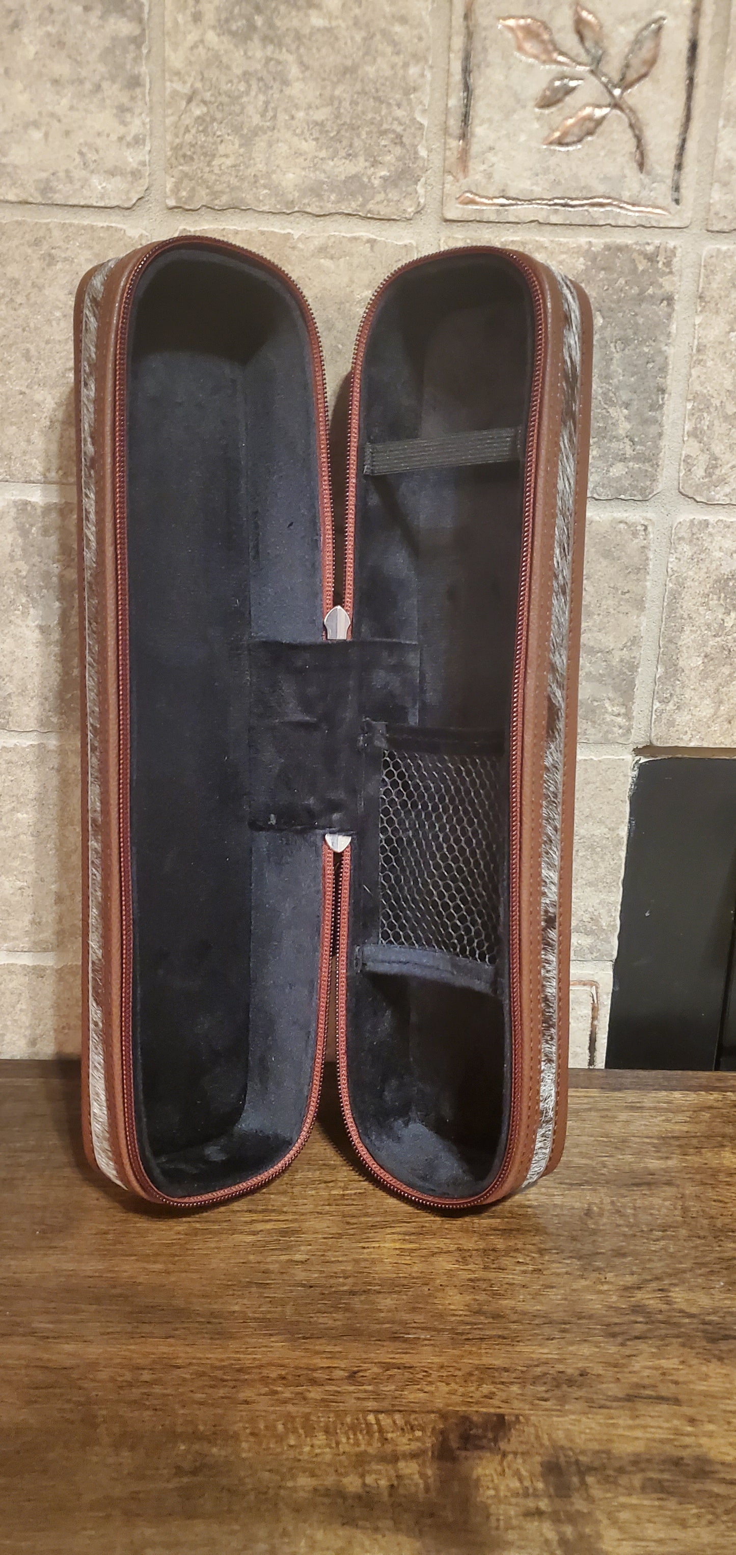 Cowhide & Leather Hot Tools Case