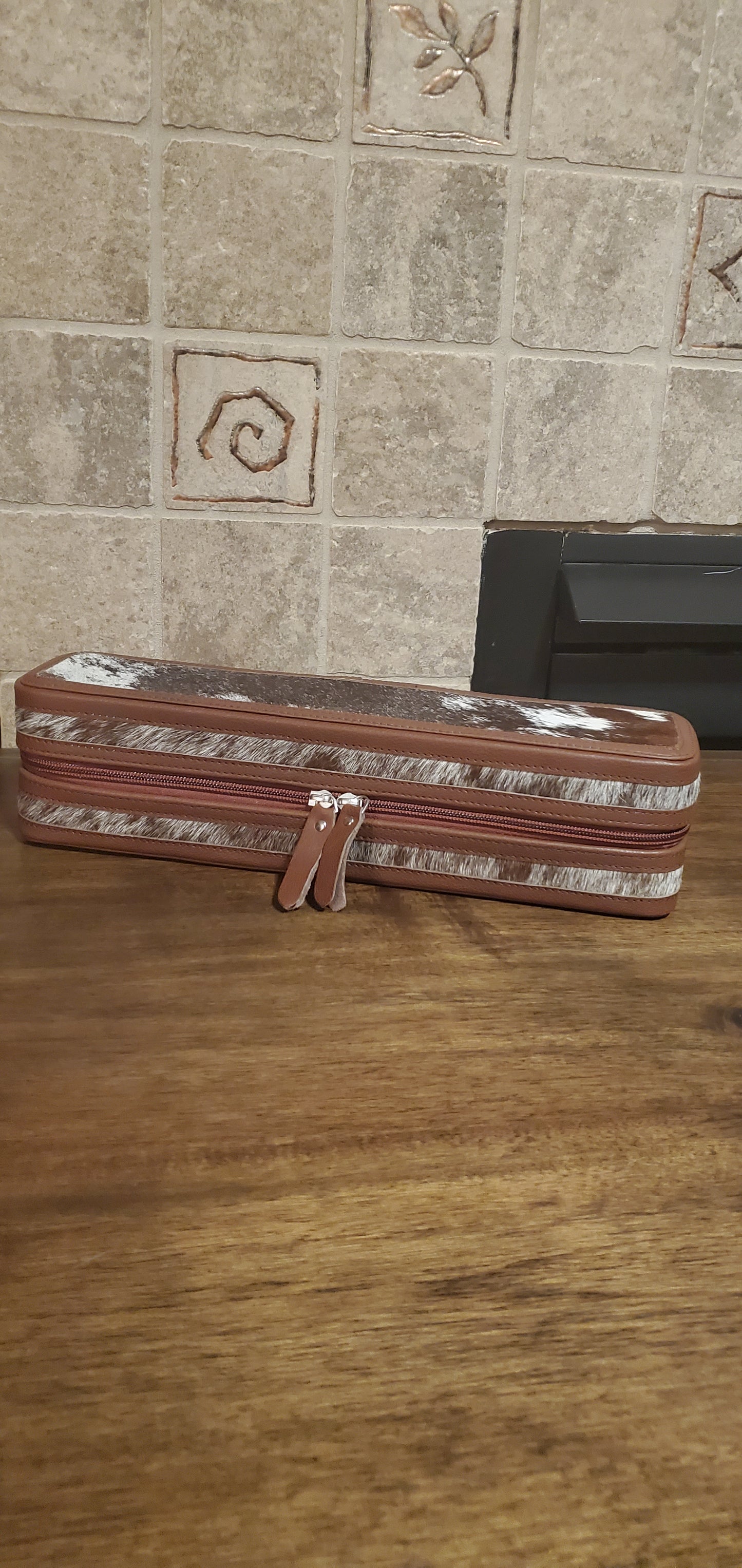 Cowhide & Leather Hot Tools Case