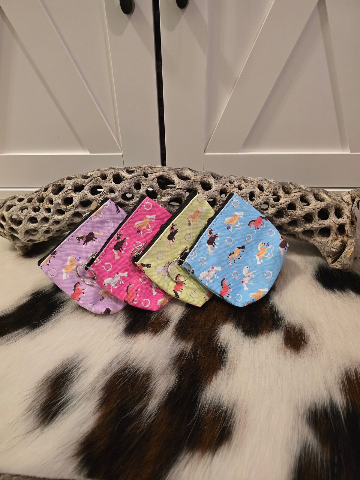 Lila Pony Puff Coin Purse