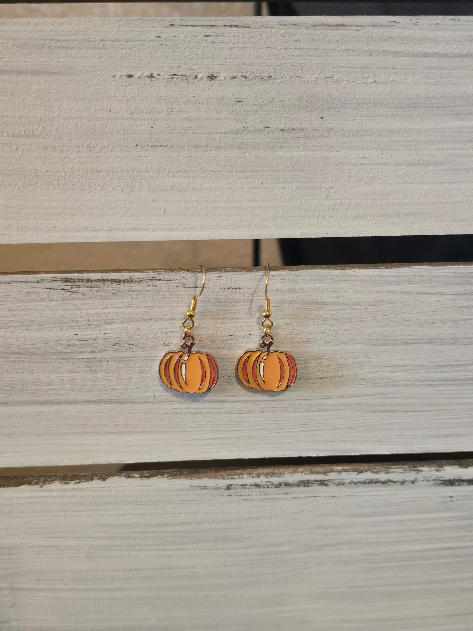 Multi_Color_Pumpkin Earrings