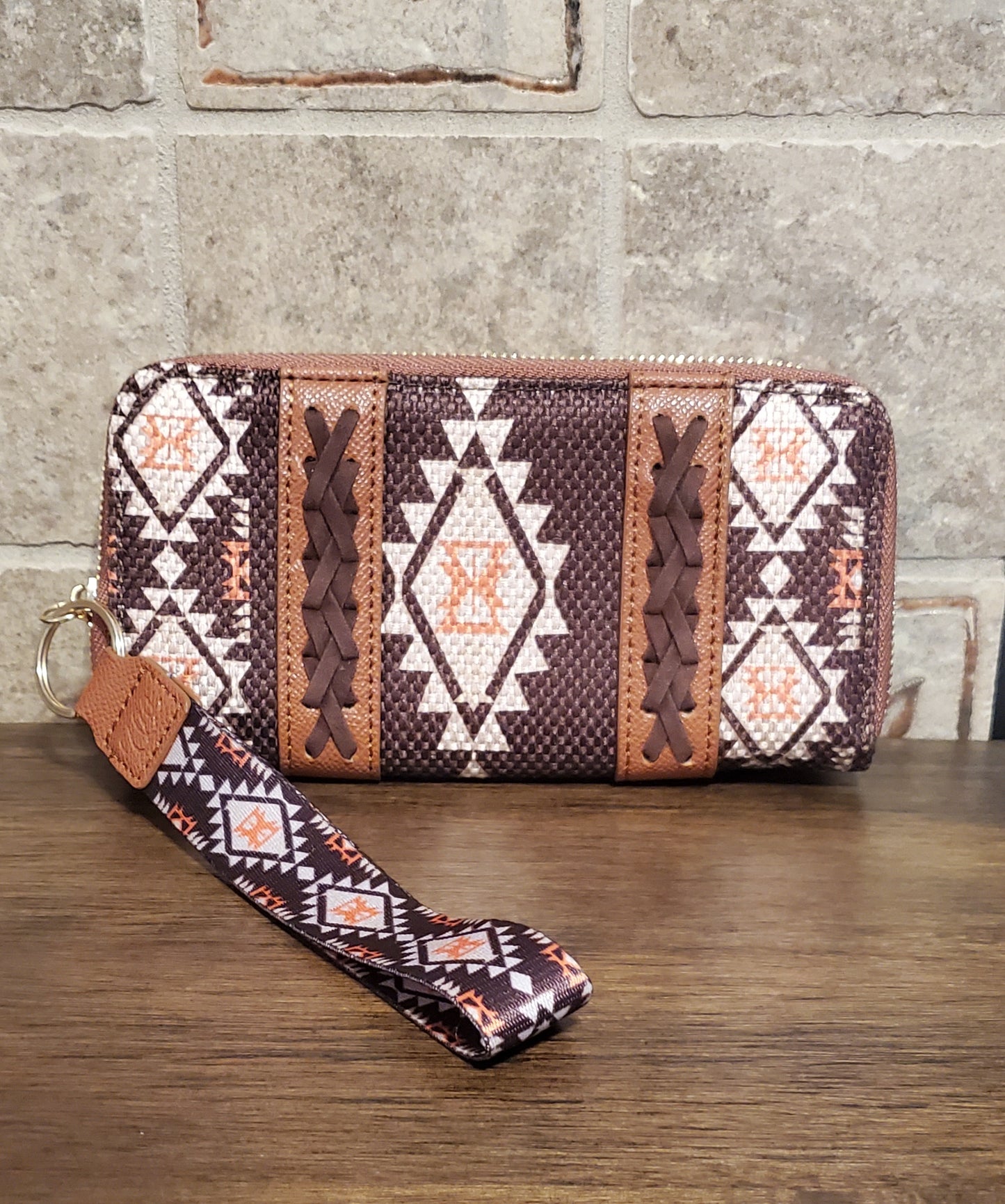 Southwestern Wallet - Brown