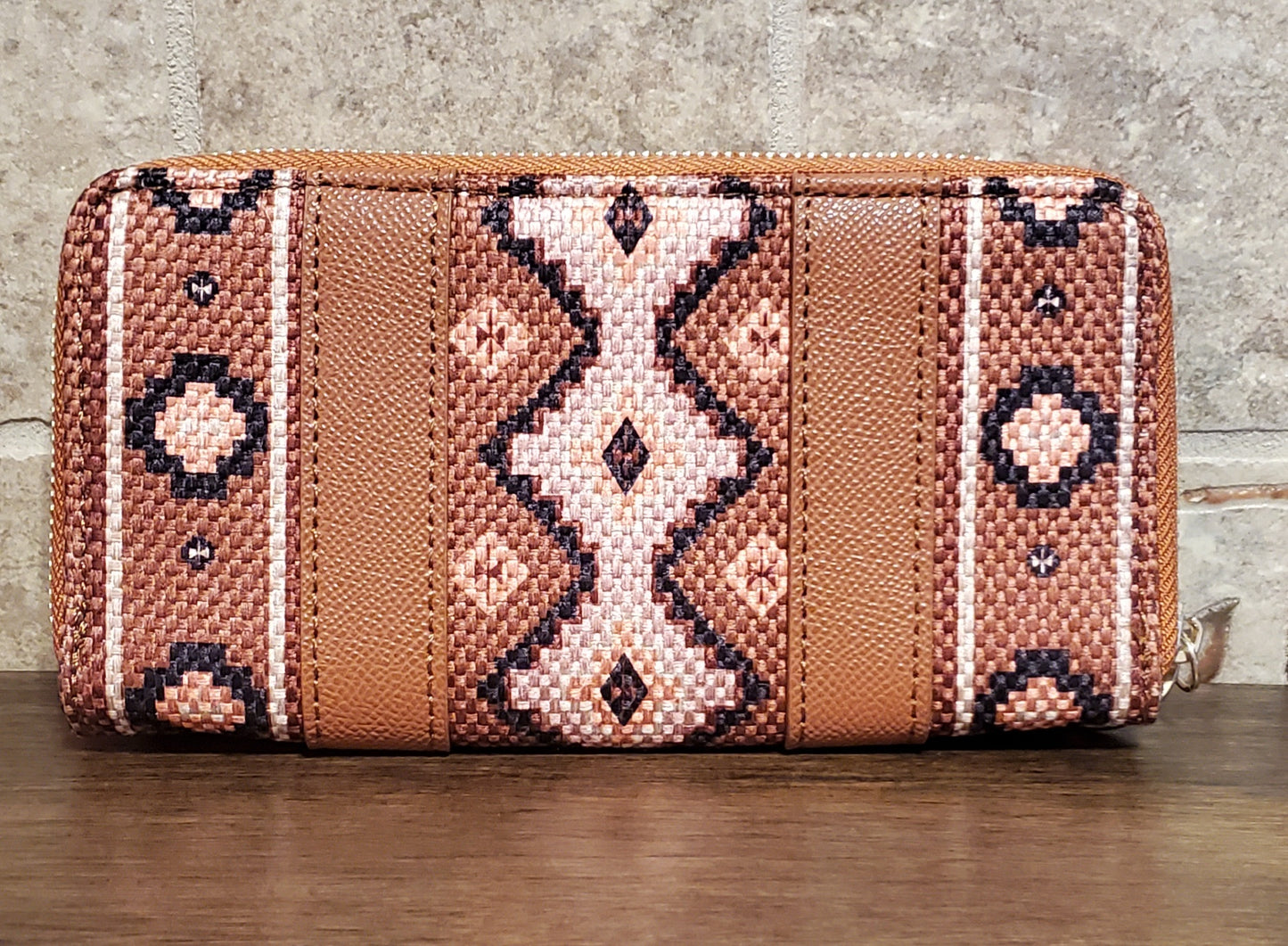Southwestern Wallet - Tan 2