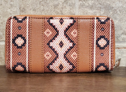 Southwestern Wallet - Tan 2