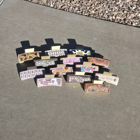 Western Inspired Hair Claw Clip 2