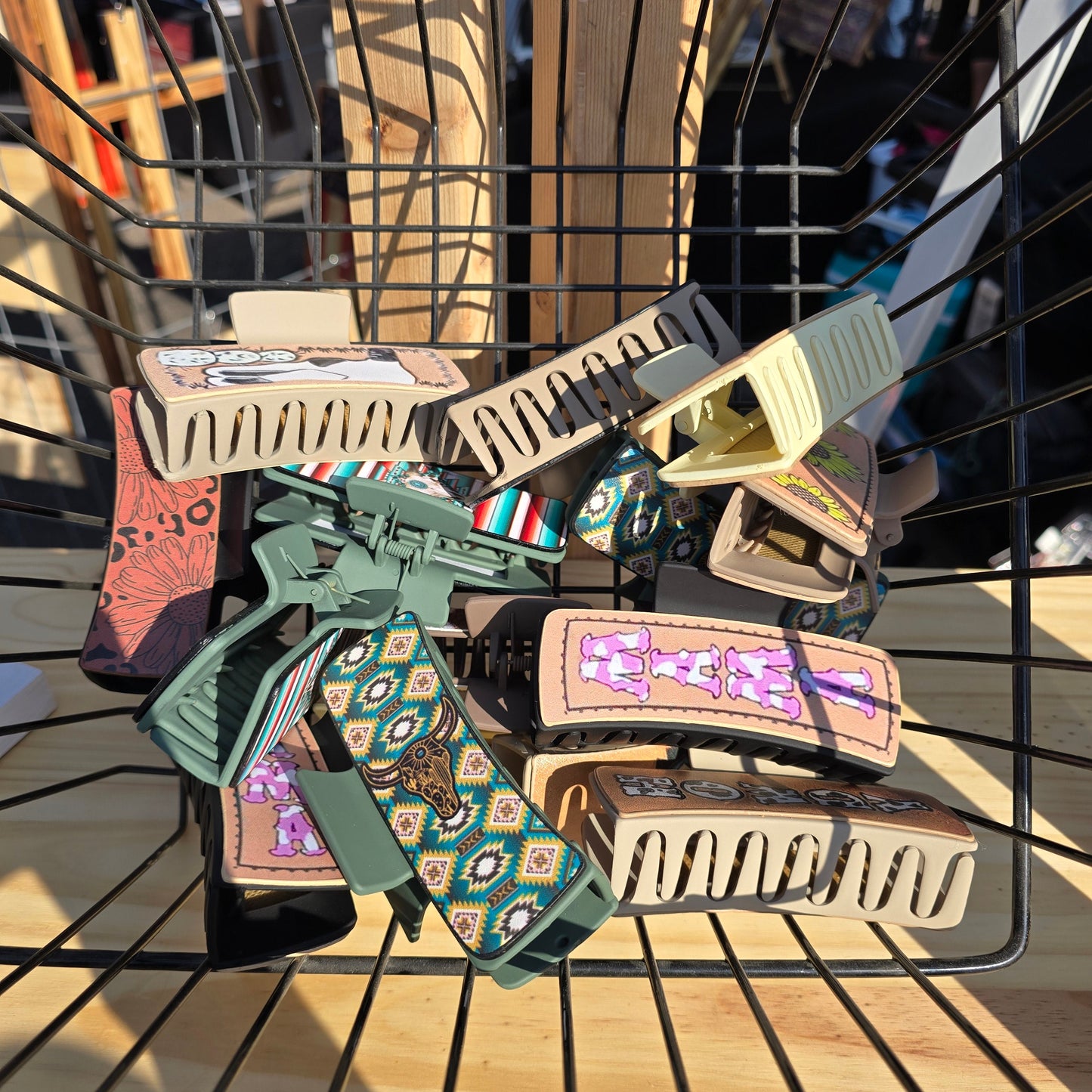 Western Inspired Hair Claw Clips