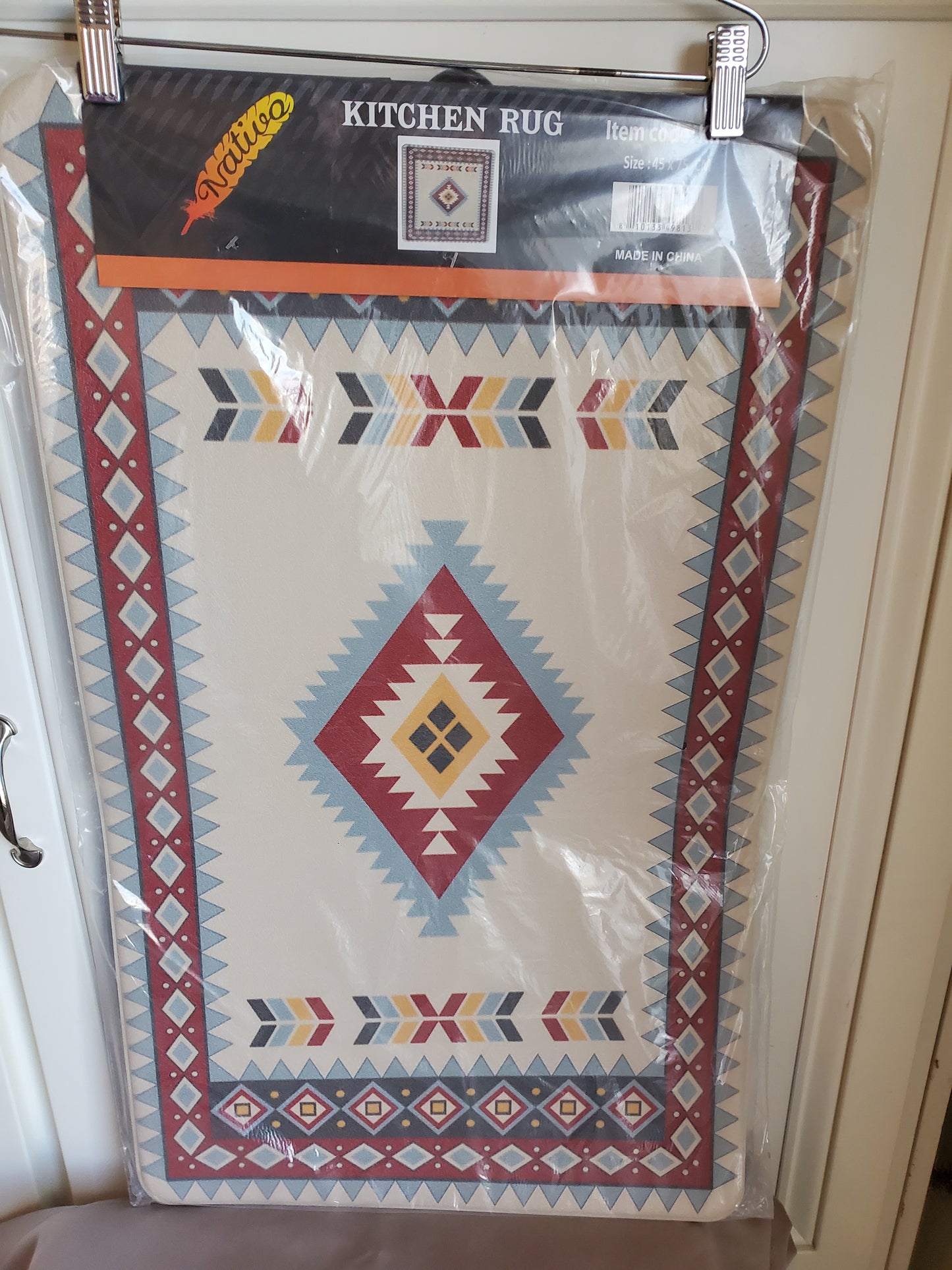 White Kitchen Floor Mat