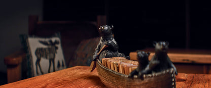 Bears in a Canoe - Domino Set