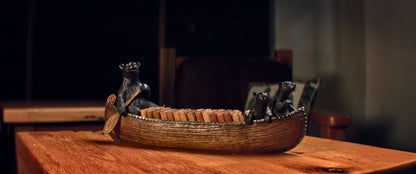 Bears in a Canoe - Domino Set