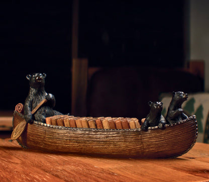 Bears in a Canoe - Domino Set