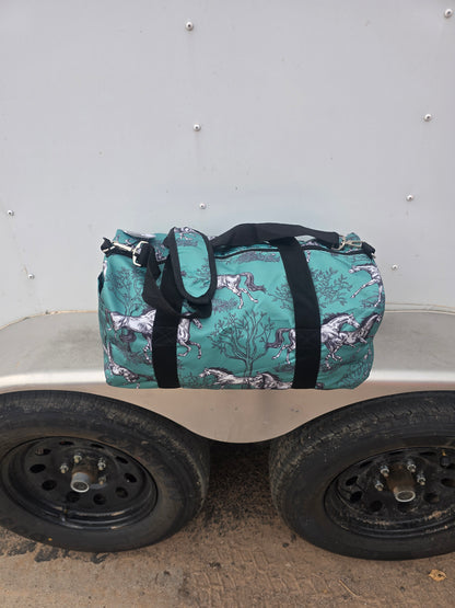 Horse Duffle Bag - Green