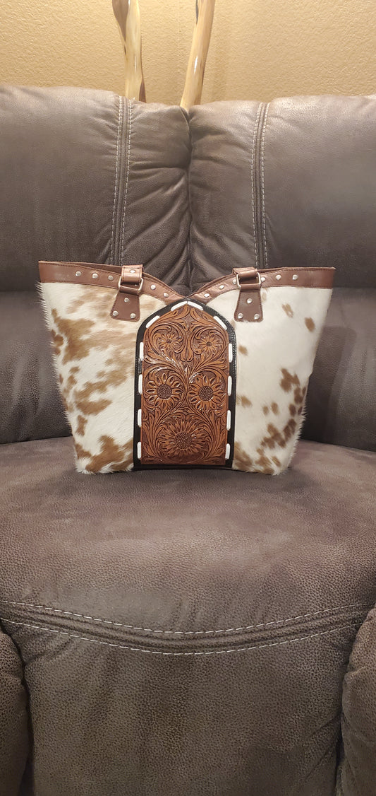 Cowhide & Leather Purse